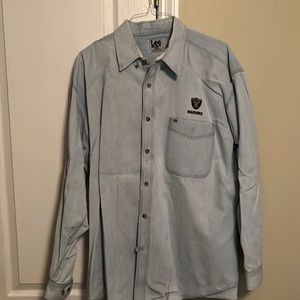 Raiders button down